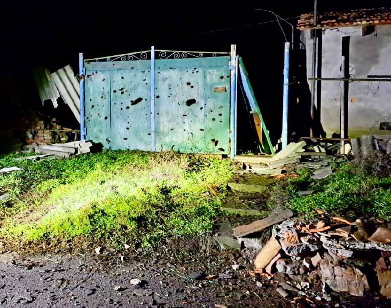 Russian artillery shelled Nikopol overnight