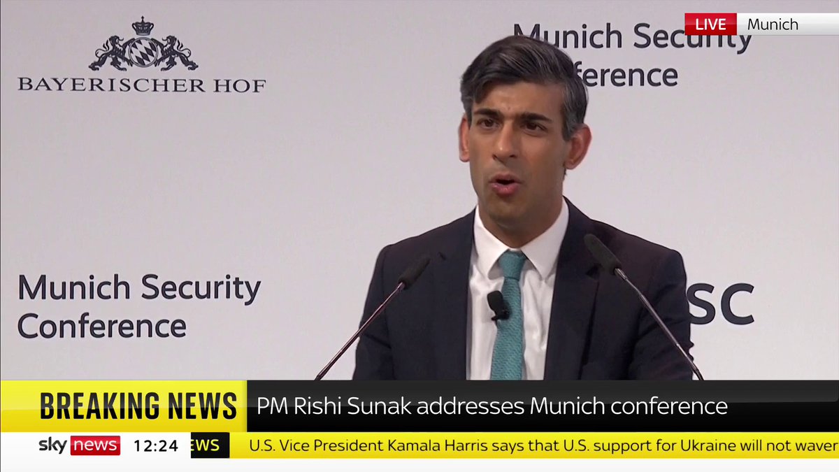 Prime Minister Rishi Sunak says the whole world must hold Russia to account for the sickening war crimes and terrible destruction it has inflicted in Ukraine