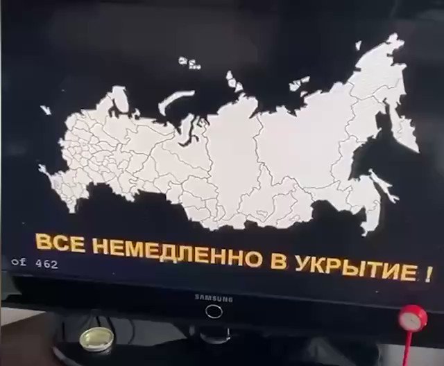 Nuclear strike has been conducted, please go to the shelter, take your calcium iodide pills - red alert in several regions of Russia broadcasted via TV and radio in a suspected cyber attack