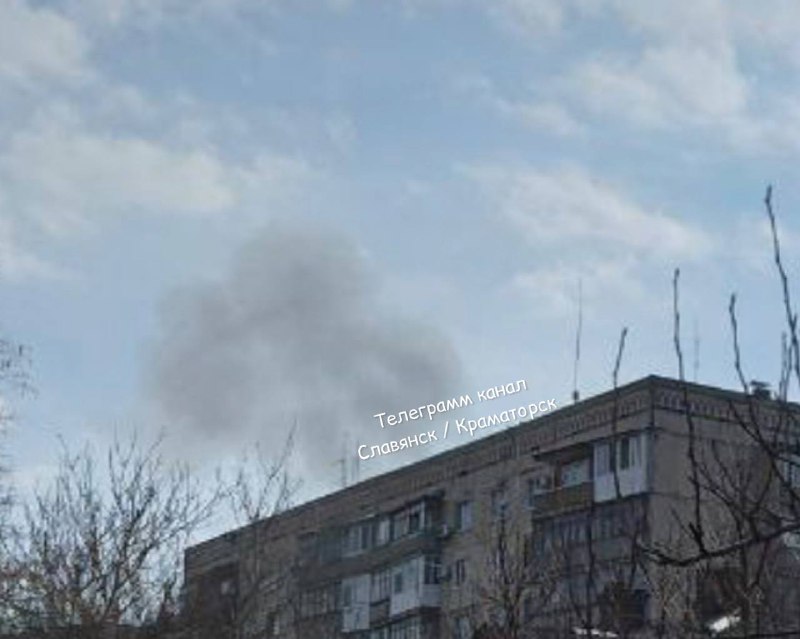 Explosions reported in Sloviansk, Donetsk region