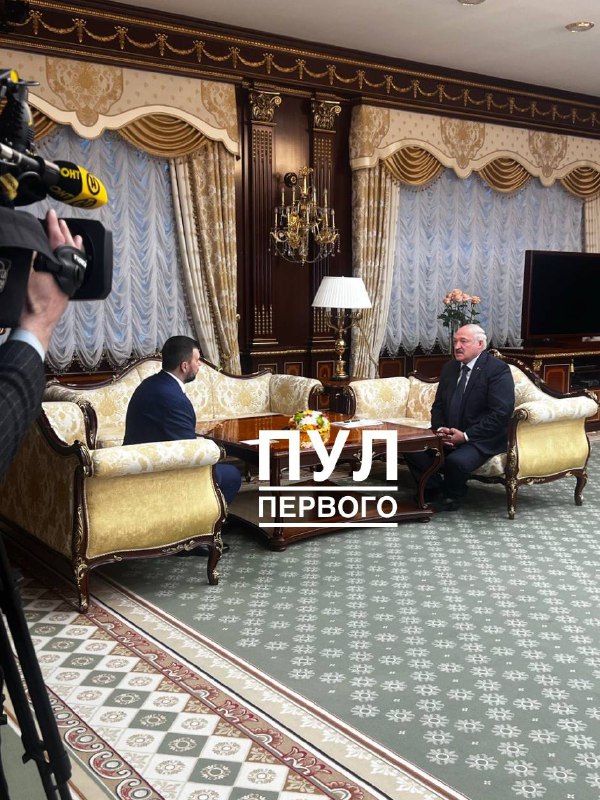 Lukashenka met with the chief of Russian occupation authorities in Donetsk region of Ukraine Pushilin