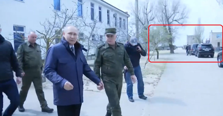 Putin's visit to occupied part of Kherson region of Ukraine geolocated to Schaslyvtseve