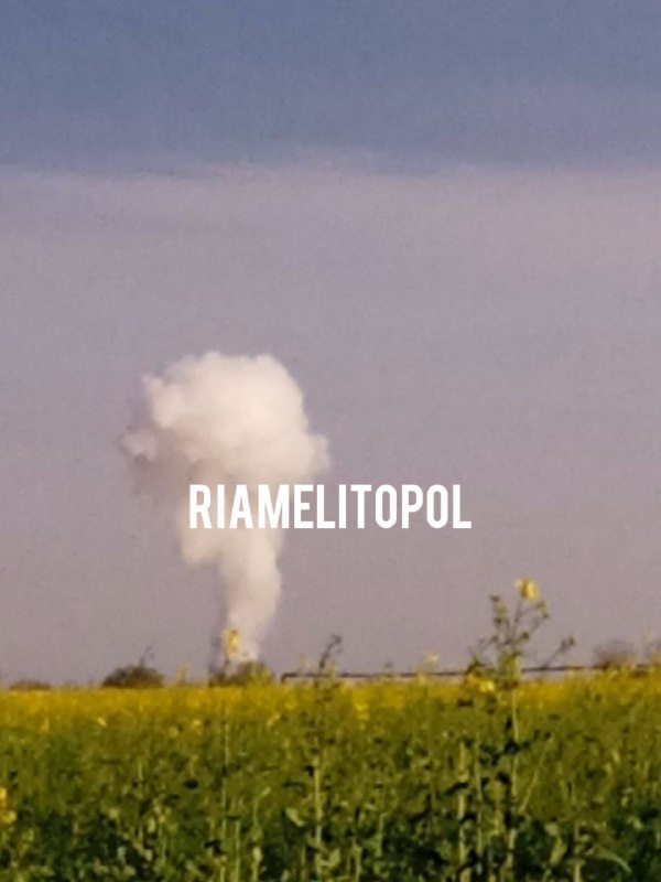 Smoke seen in the area of Melitopol airbase