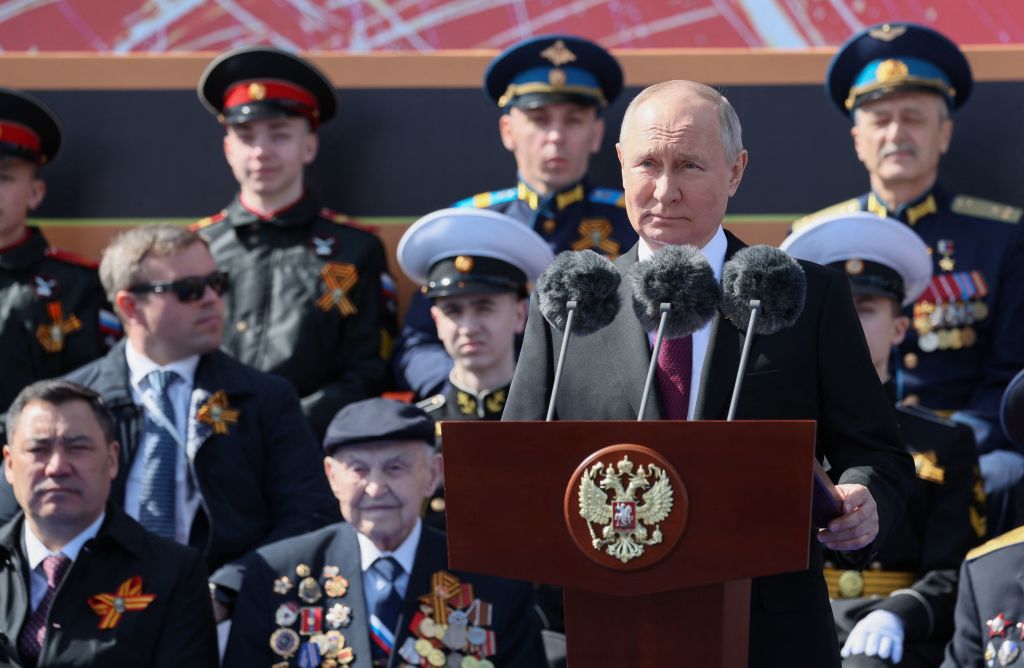 Putin claims 'real war' unleashed against Russia during Victory Day speech