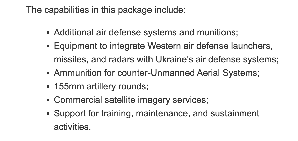 The Pentagon has announced a new military aid package to Ukraine. This package, which totals up to $1.2 billion, is being provided under the Ukraine Security Assistance Initiative (USAI)