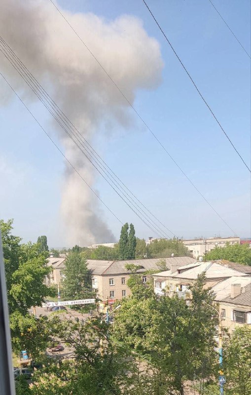 Explosions in Luhansk