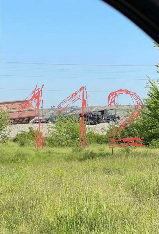 Train derailed after railway was blown up near Simferopol in occupied Crimea
