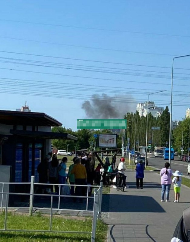 Explosions and fire reported in Belgorod