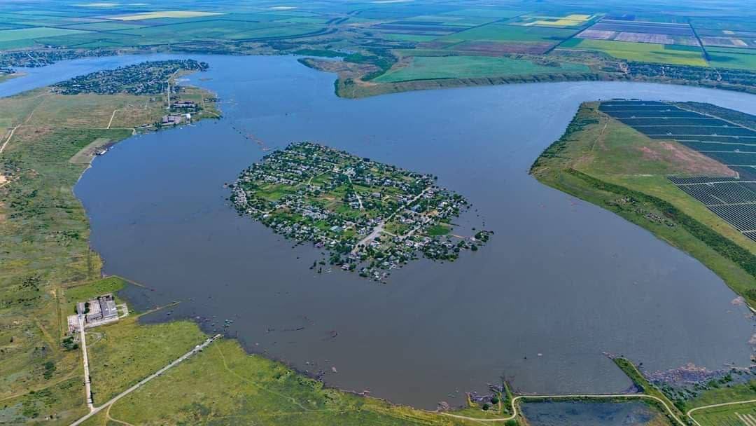 Afanasiivka village in Mykolaiv region has become an island
