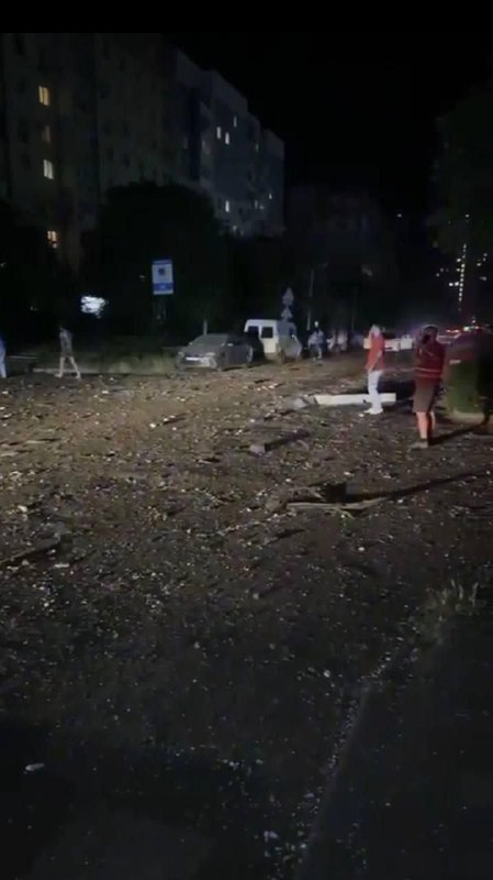 Damage in Odesa after drone attack