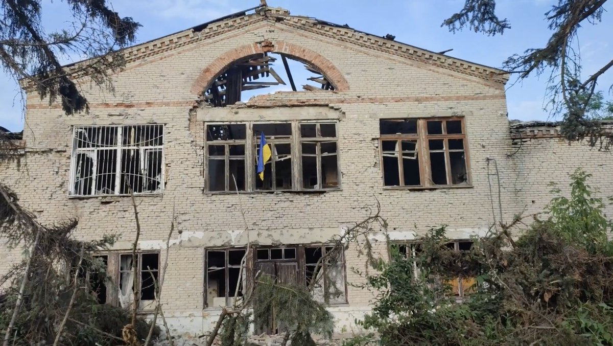 Reported yesterday, but visually confirmed today - the village of Blahodatne has now been liberated by Ukrainian forces