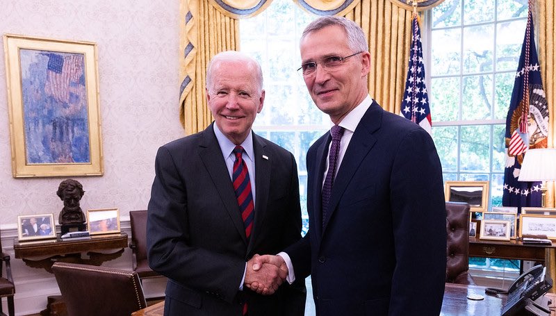 NATO Secretary General @jensstoltenberg is in Washington DC. 17:00 (CEST). Joint statements with @SecBlinken. 19:00 (CEST) Remarks with @POTUS Joe Biden at the White House