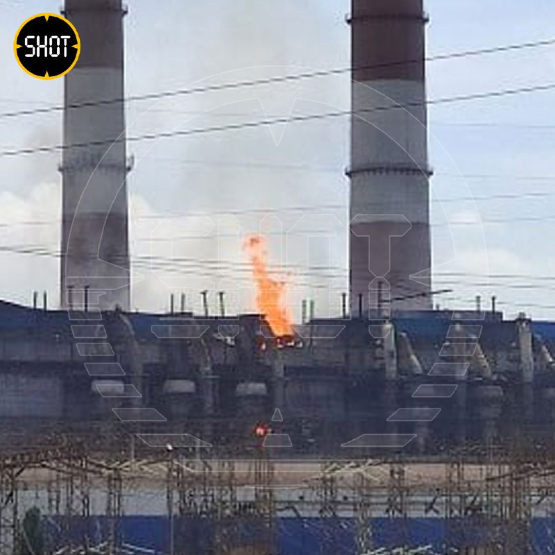 Three people were injured in a fire at Novocherkassk GRES power station. They are now being examined at the company's first-aid post. The fire area has increased to 300 square meters