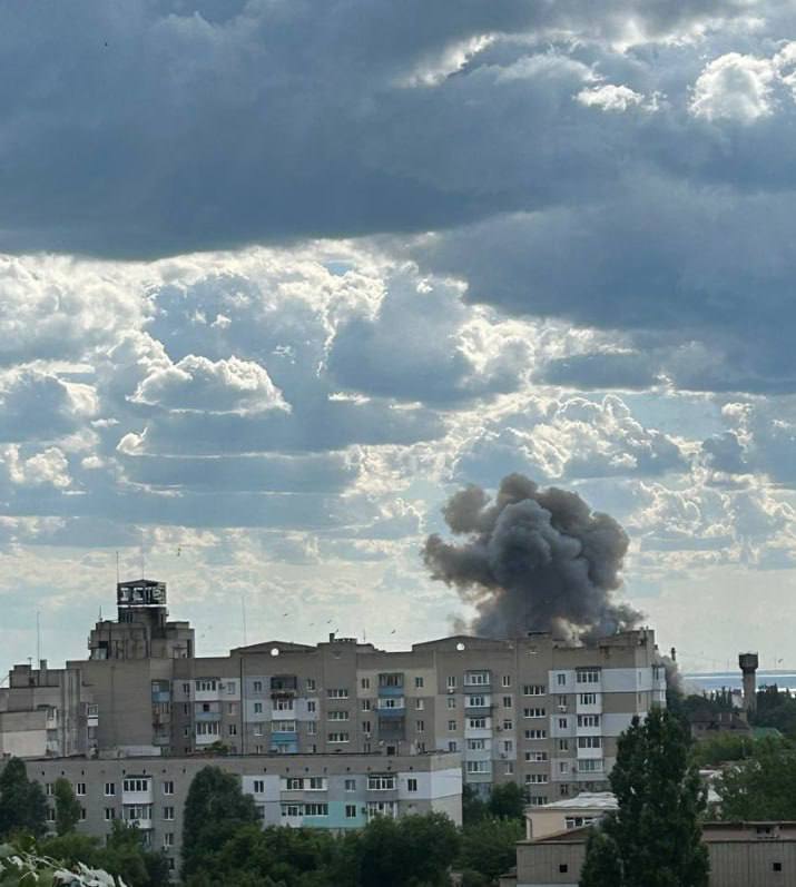 Explosions were reported in Berdiansk
