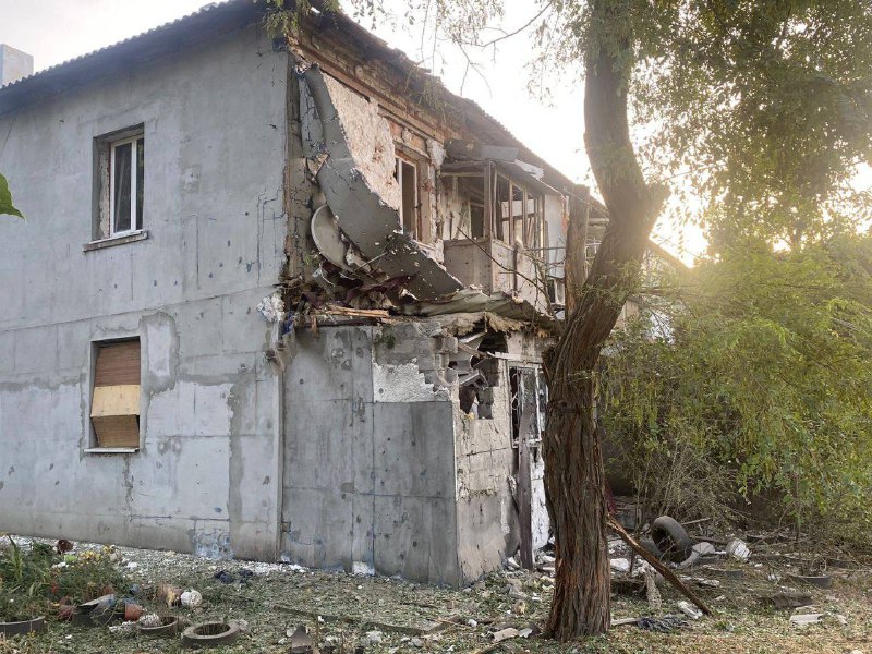 Russian artillery shelled Nikopol district overnight