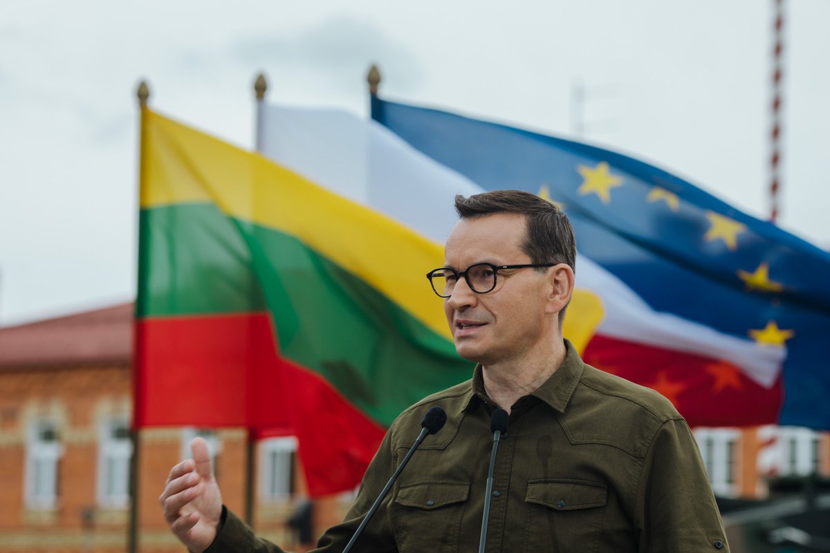 Prime Minister @MorawieckiM in Suwałki: We warn against provocations from Russia and Belarus. The Wagner Group may carry out sabotage actions, and all those who underestimate this threat may be responsible for further provocations and intrigues from that side
