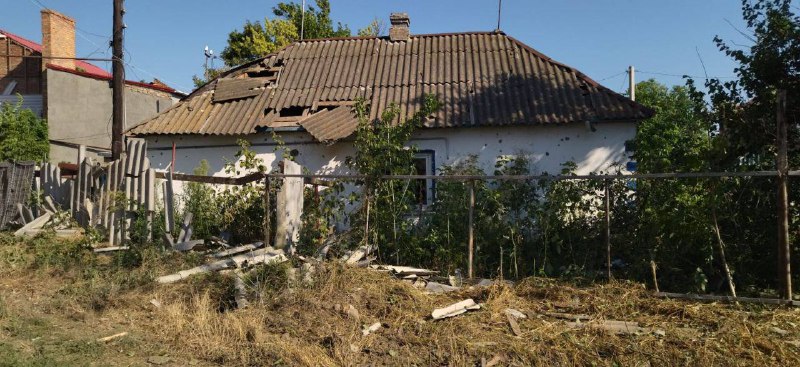 Russian army shelled Nikopol again