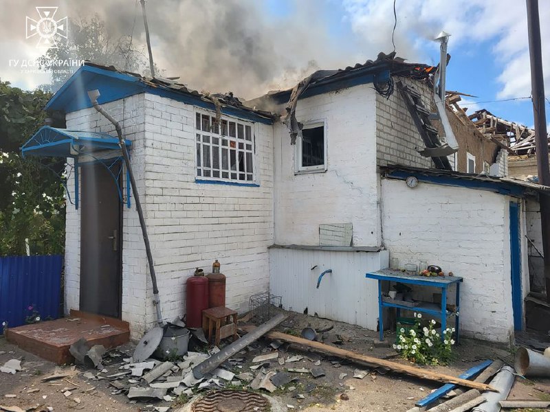 Russian army shelled Petropavlivka village of Kupiansk district