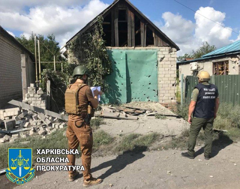 Damage in Kupiansk as result of shelling