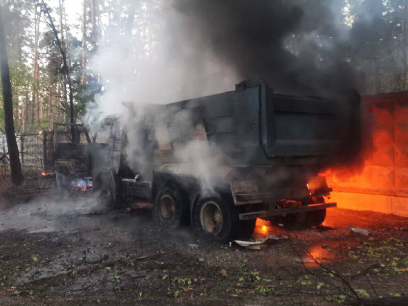 Debris of Russian missile caused damage in Kyiv region