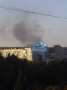 Fire near railway station in Donetsk