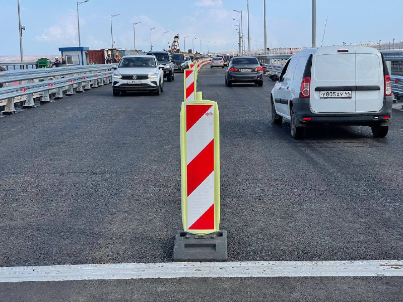 Traffic launched at repaired part of Kerch bridge, - occupational authorities