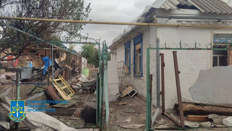 Aujourd'hui, 2 personnes ont été blessées suite à un bombardement à Nikopol