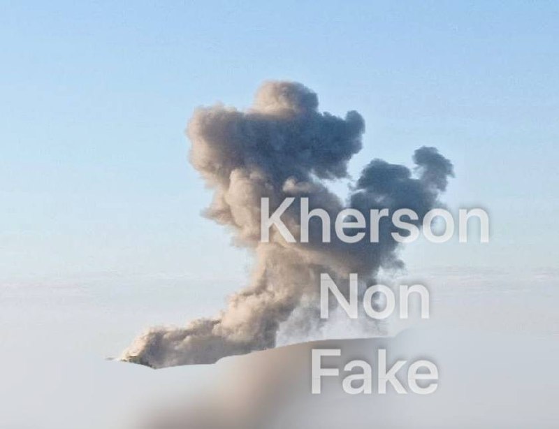 4 aerial bombs were dropped today in Kherson district