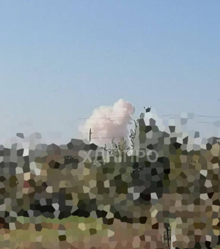 In der Stadt Dnipro wurden zwei Explosionen gemeldet, Rauch war sichtbar