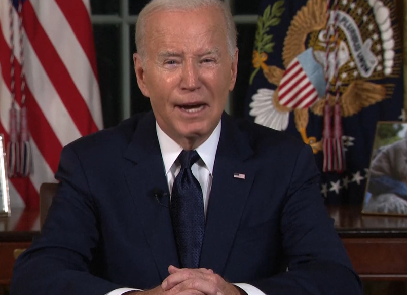 For Ukraine and Israel to succeed is vital for America's national security, says President Biden.