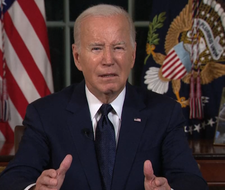 Iran supporting Russia and Hamas, says President Biden.