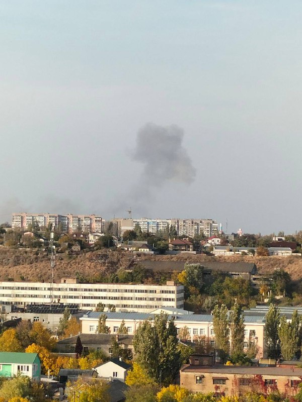 В Бердянске произошли взрывы.