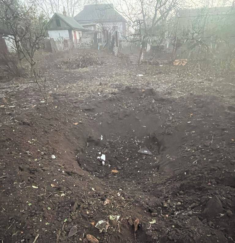 Shahed insansız hava aracının enkazı Çerkassi bölgesindeki Zolotonoşa yakınlarına düştü