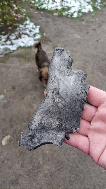 Débris d'une bombe guidée aérienne à Beryslav