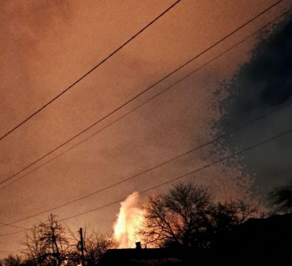 Explosions were rpeorted in Donetsk