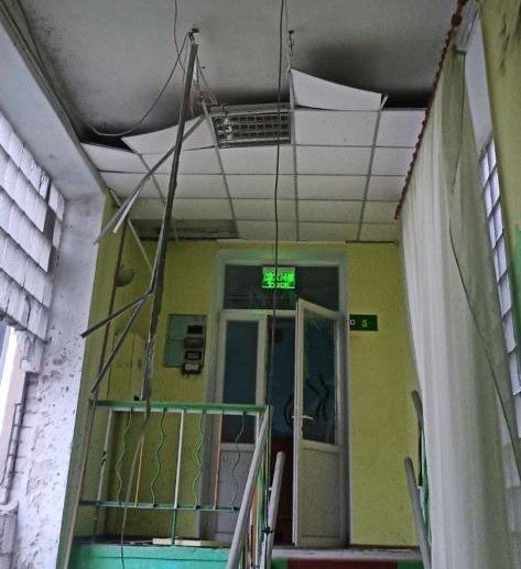 Russian army shelled a clinic in Kherson
