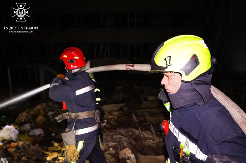 В результате российских ракетных ударов по Харькову шестью ракетами С-300 ранены два человека