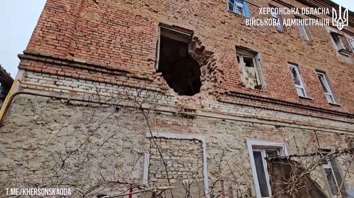 2 more wounded in a new Russian shelling in Kherson