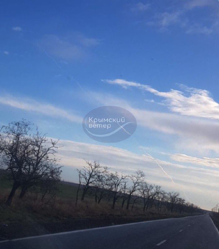Ракетный пуск из села Яркое Джанкойского района