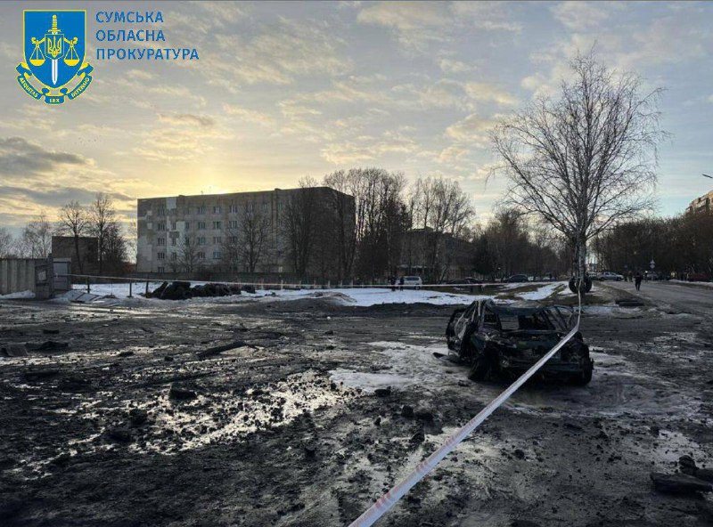 Внаслідок обстрілу росіян у Конотопі Сумської області поранено 2 людини
