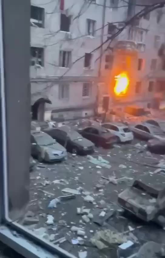 أصاب الصاروخ منازل سكنية في خاركيف