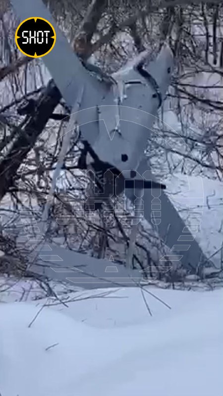 تم العثور على طائرة بدون طيار تم اعتراضها بوسائل الحرب الإلكترونية بالقرب من قرية كلوتشيشي في إقليم نيجني نوفغورود.