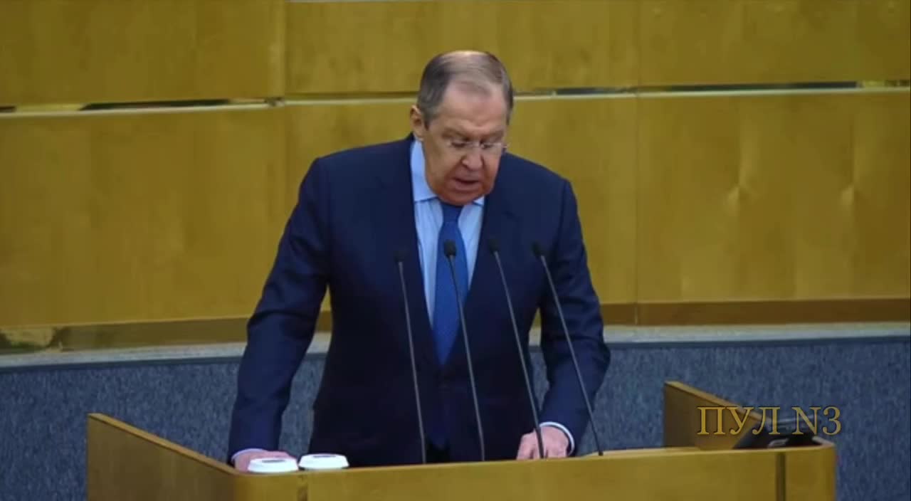 Russian Foreign Minister Lavrov, speaking at Russian parliament says Russia is ready for talks in Ukraine, only if current occupation of lands in Ukraine accepted