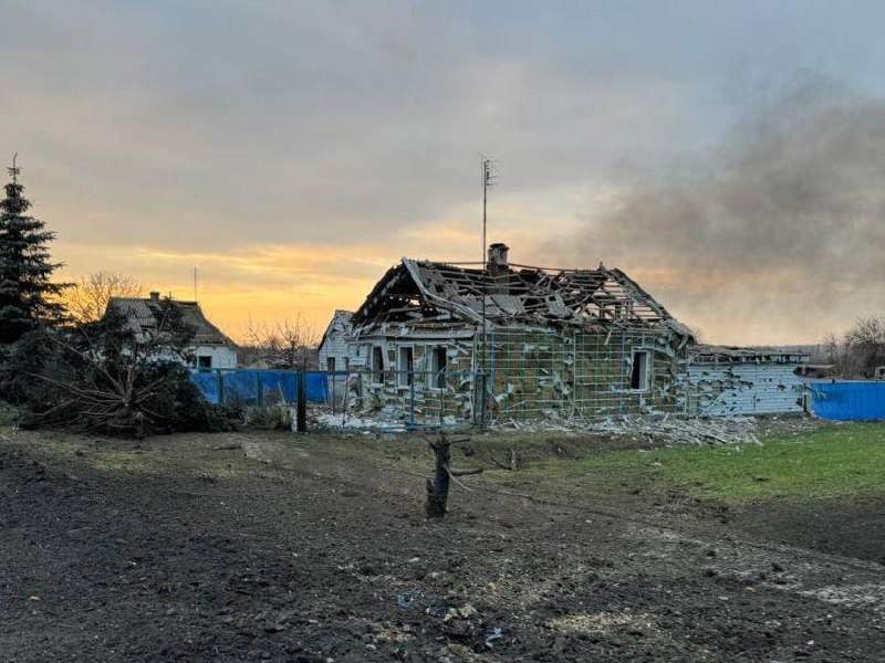 Rusya'nın Donetsk bölgesindeki Kostyantynopilske'yi MLRS Uragan'la bombalaması sonucu 1 kişi öldü, 9 kişi de yaralandı
