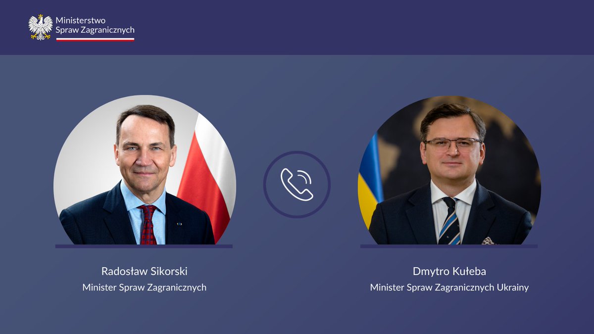 ناقش وزيرا الخارجية الأوكراني والبولندي الشؤون الراهنة في المكالمة الهاتفية