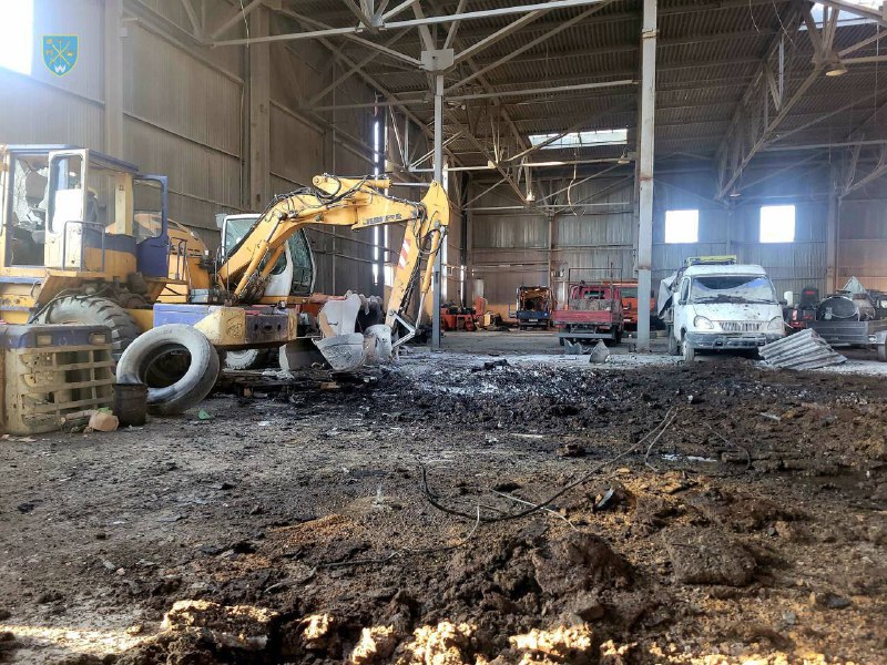 Eine abgeschossene Drohne beschädigte ein Industrieunternehmen in der Region Odessa