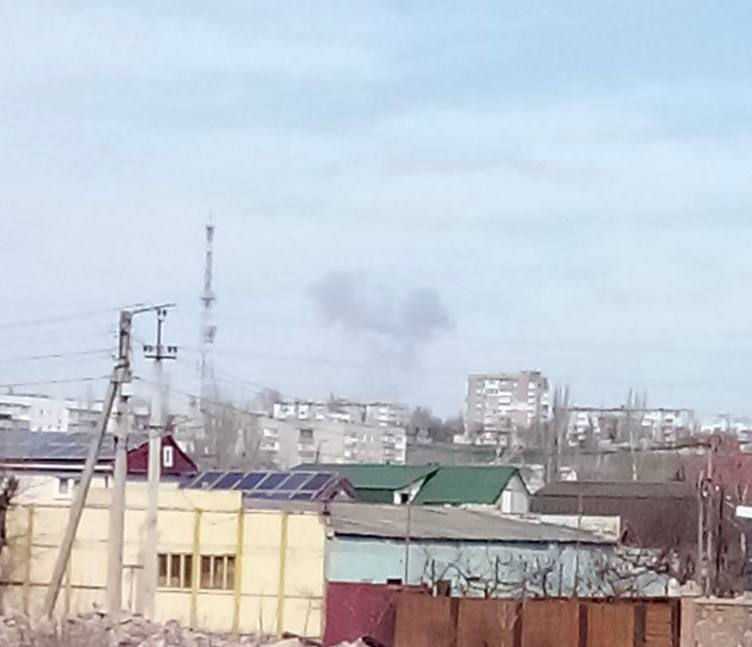 Взрыв произошел в Бердянске.