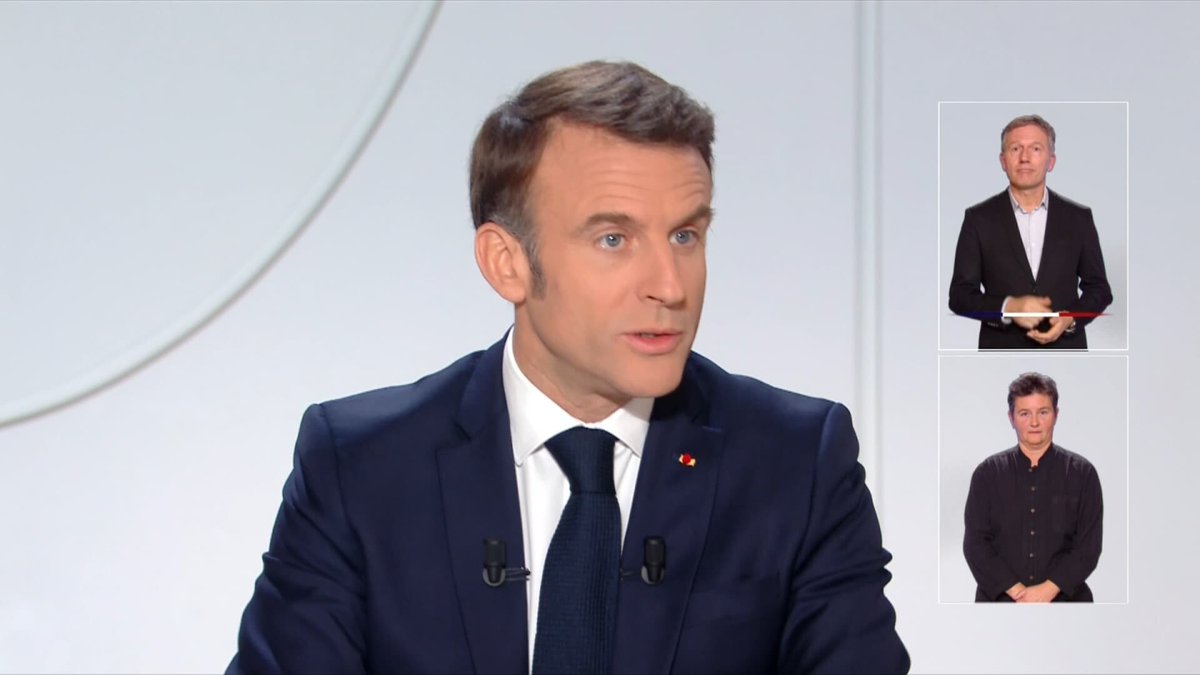Emmanuel Macron urteilt, dass in der Ukraine „die Sicherheit Europas und der Franzosen auf dem Spiel steht.