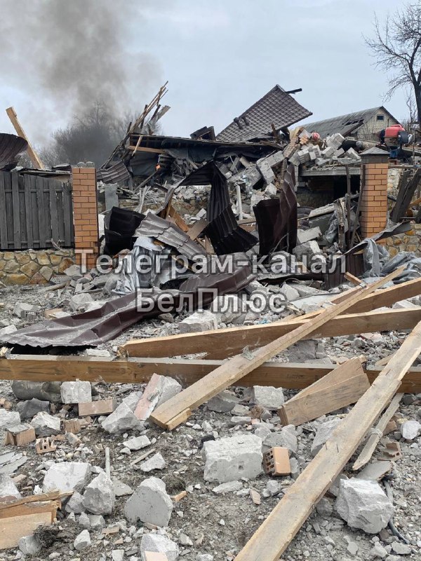 Zerstörung in der Region Belgorod durch Beschuss