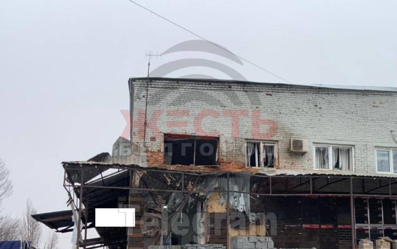 Belgorod'da bombardıman sonucu hasar